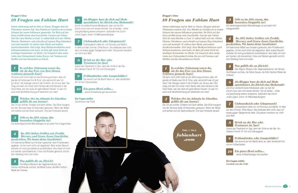 Fabian Hart für Giardino Group Magazin